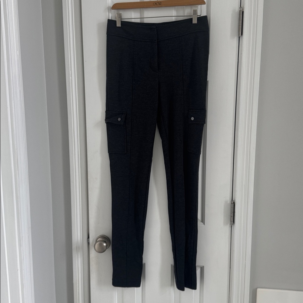 NWT Caché Vintage Charcoal Pants w/ Pockets on Legs
